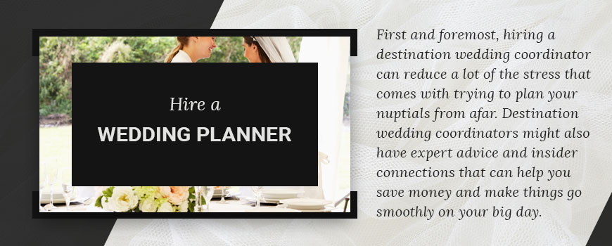 hire a destination wedding planner
